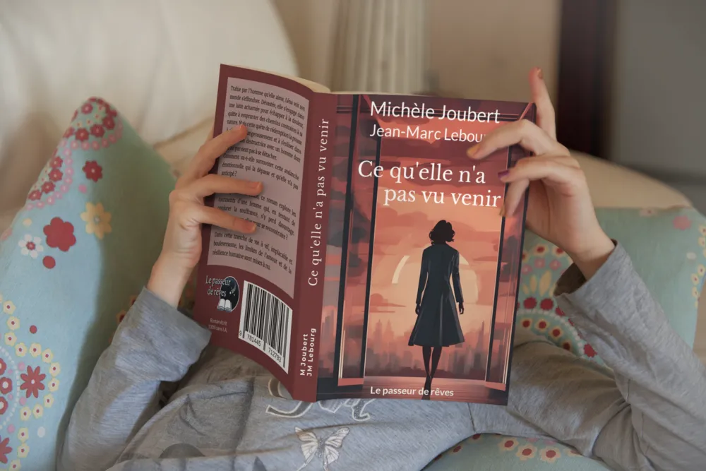 Ce qu'elle n'a pas vu venir, lu sur un canapé