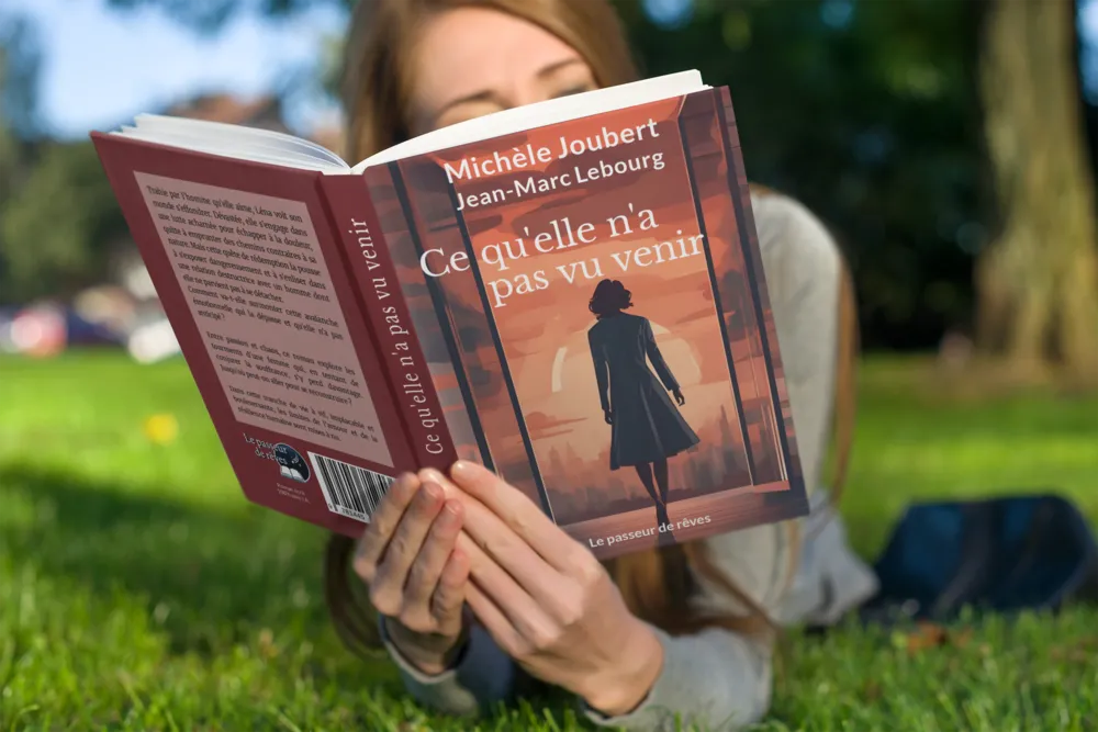 Ce qu'elle n'a pas vu venir, lu sur une pelouse